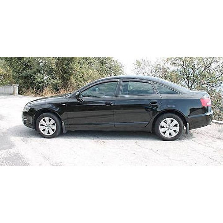 Дефлекторы окон для Audi A6 (C6) '05-10, седан, (Cobra Tuning)