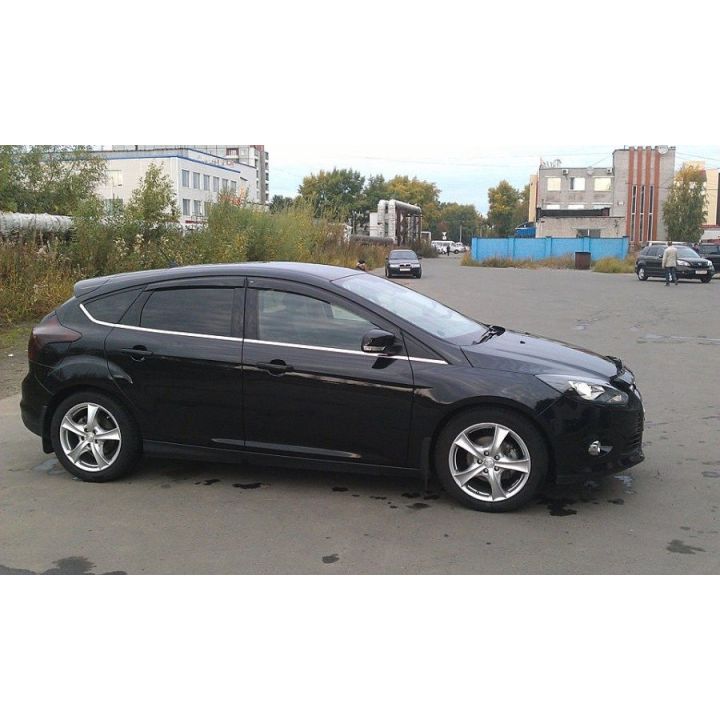Дефлектори вікон для Ford Focus 3 '11-18 (Sd/Hb), (Cobra Tuning)