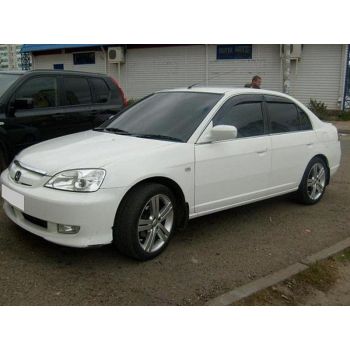 Дефлектори вікон для Honda Civic '01-05, седан (Cobra Tuning)