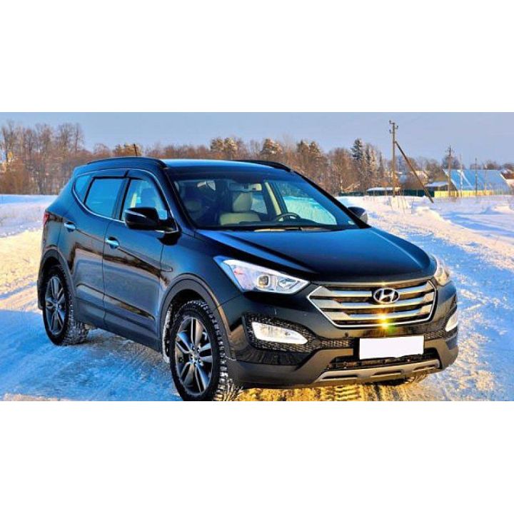 Дефлекторы окон для Hyundai Santa Fe '13-17 DM, (Cobra Tuning)