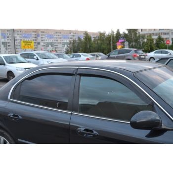 Дефлектори вікон для Hyundai Sonata '01-05, (Cobra Tuning)