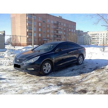 Дефлектори вікон для Hyundai Sonata '10-15, (Cobra Tuning)