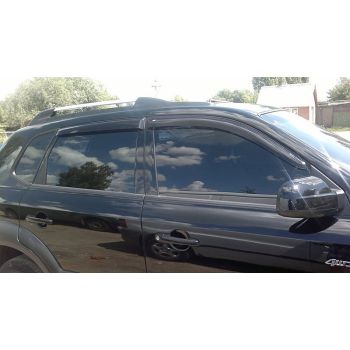 Дефлектори вікон для Hyundai Tucson '03-09, (Cobra Tuning)