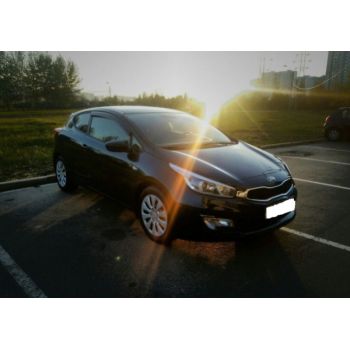 Дефлекторы окон для Kia Ceed '12-18, 3d (Cobra Tuning)
