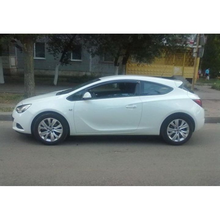 Дефлекторы окон для Opel Astra J GTC '09-15, 3d (Cobra Tuning)