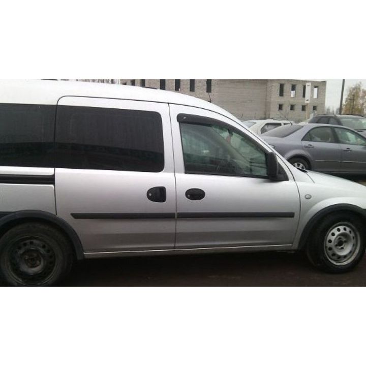 Дефлекторы окон для Opel Combo '01-12, (Cobra Tuning)