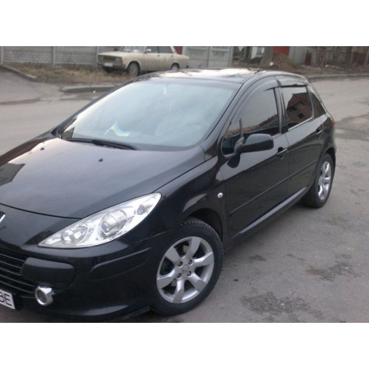 Дефлекторы окон для Peugeot 307 '01-08, Sd/Hb, (Cobra Tuning)