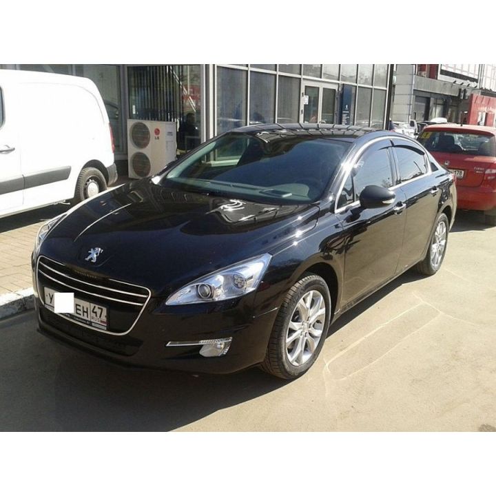 Дефлекторы окон для Peugeot 508 '11-17, седан (Cobra Tuning)