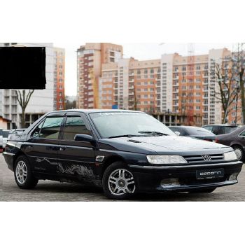 Дефлектори вікон для Peugeot 605 '89-99, седан (Cobra Tuning)