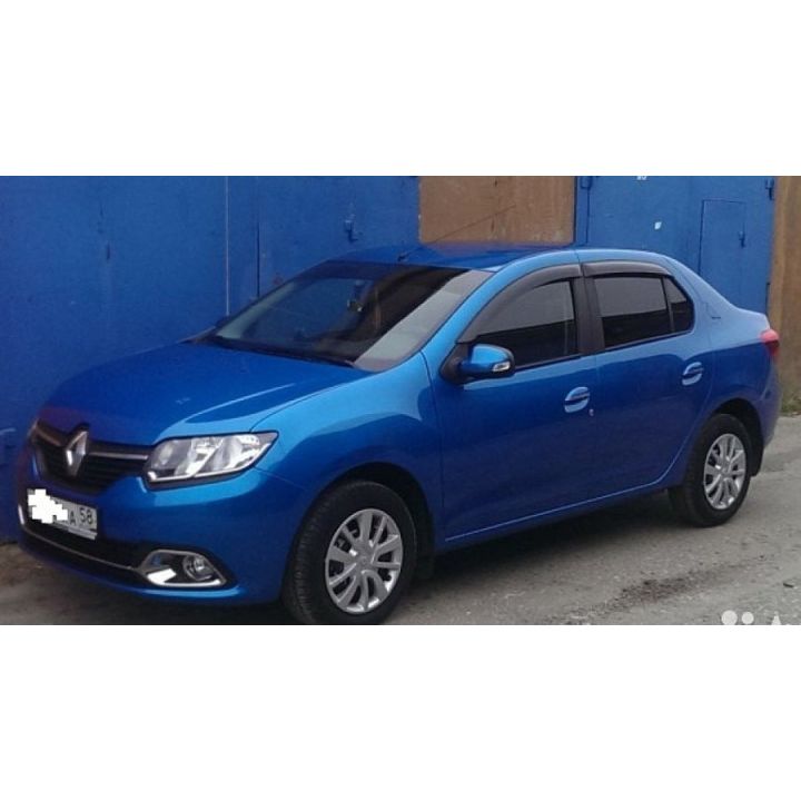 Дефлекторы окон для Renault Logan '13-, седан (Cobra Tuning)