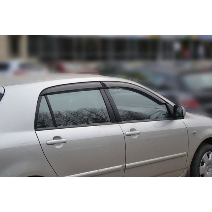 Дефлекторы окон для Toyota Corolla с 2002-2007, хетчбек (Cobra Tuning)