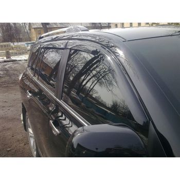 Дефлектори вікон для Toyota Highlander '07-13, (Cobra Tuning)