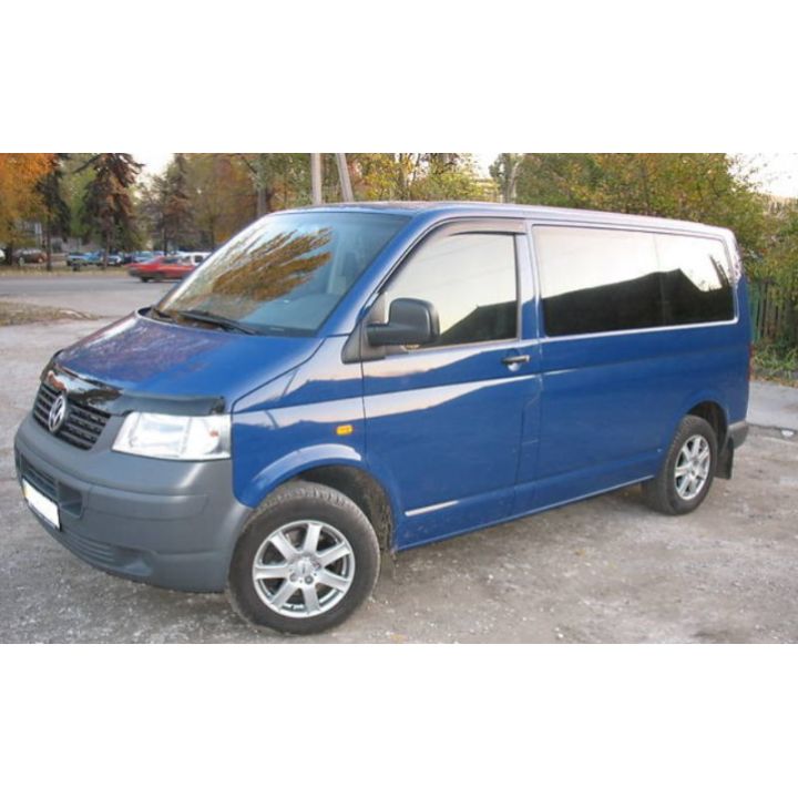 Дефлекторы окон для Volkswagen Transporter T5 '03-15, (Cobra Tuning)