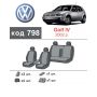 Авточехлы для салона Volkswagen Golf 4 '97-03, из экокожи Eco Prestige (Элегант)