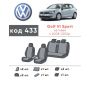 Авточехлы для салона Volkswagen Golf 6 '09-12 Sport хэтчбек, из экокожи Eco Prestige (Элегант)