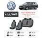 Авточохли для салону Volkswagen Golf 6 '09-12 універсал Maxi, з екошкіри Eco Prestige (Елегант)
