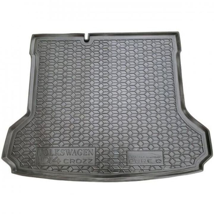 Килимок в багажник для Volkswagen iD.4 '20- Crozz Pure +, поліуретановий (AVTO-Gumm)