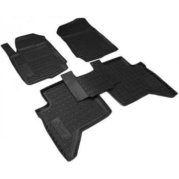Килимки в салон для Ford Ranger '18-21, гумові, (AVTO-Gumm)