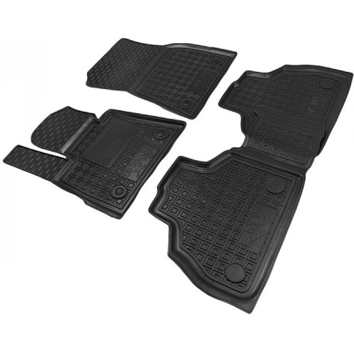 Коврики в салон для BMW X7 G07 '19-, резиновые (AVTO-Gumm)