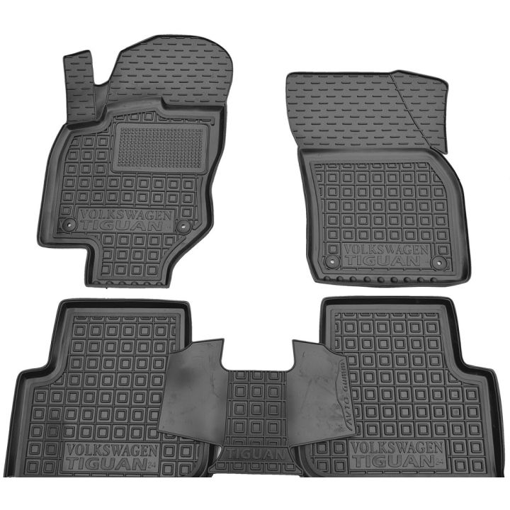 Коврики в салон для Volkswagen Tiguan 3 '24-, резиновые (AVTO-Gumm)