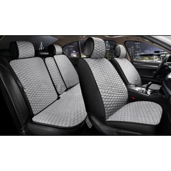 Універсальні чохли на сидіння Sota plus, сірий / чорний / сірий (CarFashion)