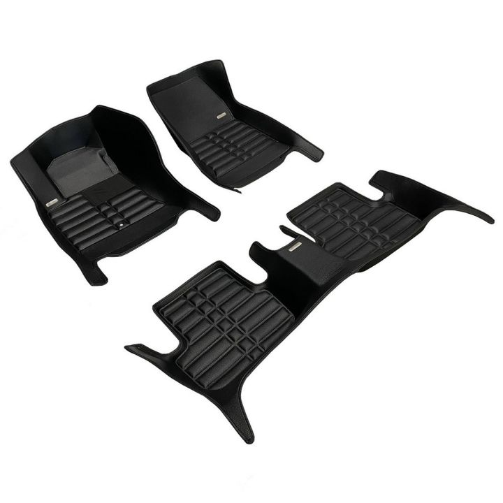 Коврики в салон для Ford Kuga '13- экокожа, черные (Skopa)