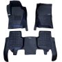Килимки в салон для Land Rover Discovery 3 / 4 '04-16, екошкіра чорні (Skopa)