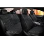 Універсальні чохли на сидіння Sultan plus, чорний / білий (CarFashion)