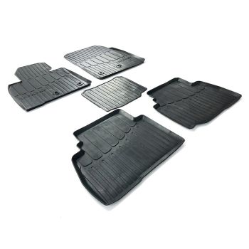 Килимки в салон оригінальні для Toyota Land Cruiser 200 '07-21, гумові (Original)