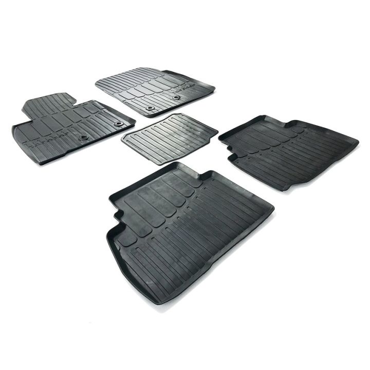 Коврики в салон оригинальные для Toyota Land Cruiser 200 '07-21, резиновые (Original)