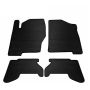 Коврики в салон для Nissan Navara '05-14, резиновые черные (Stingray)